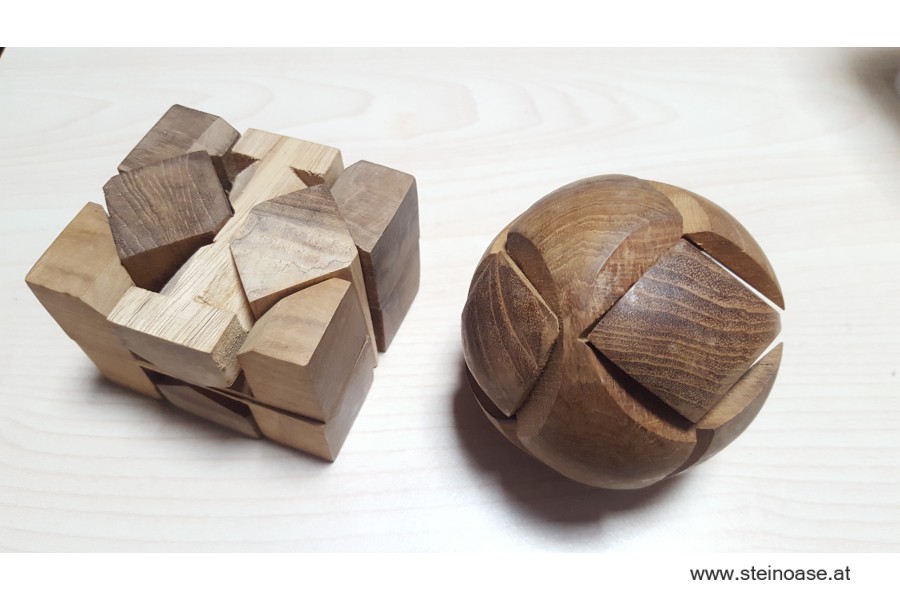 3D Holz-Puzzle 'eckig'